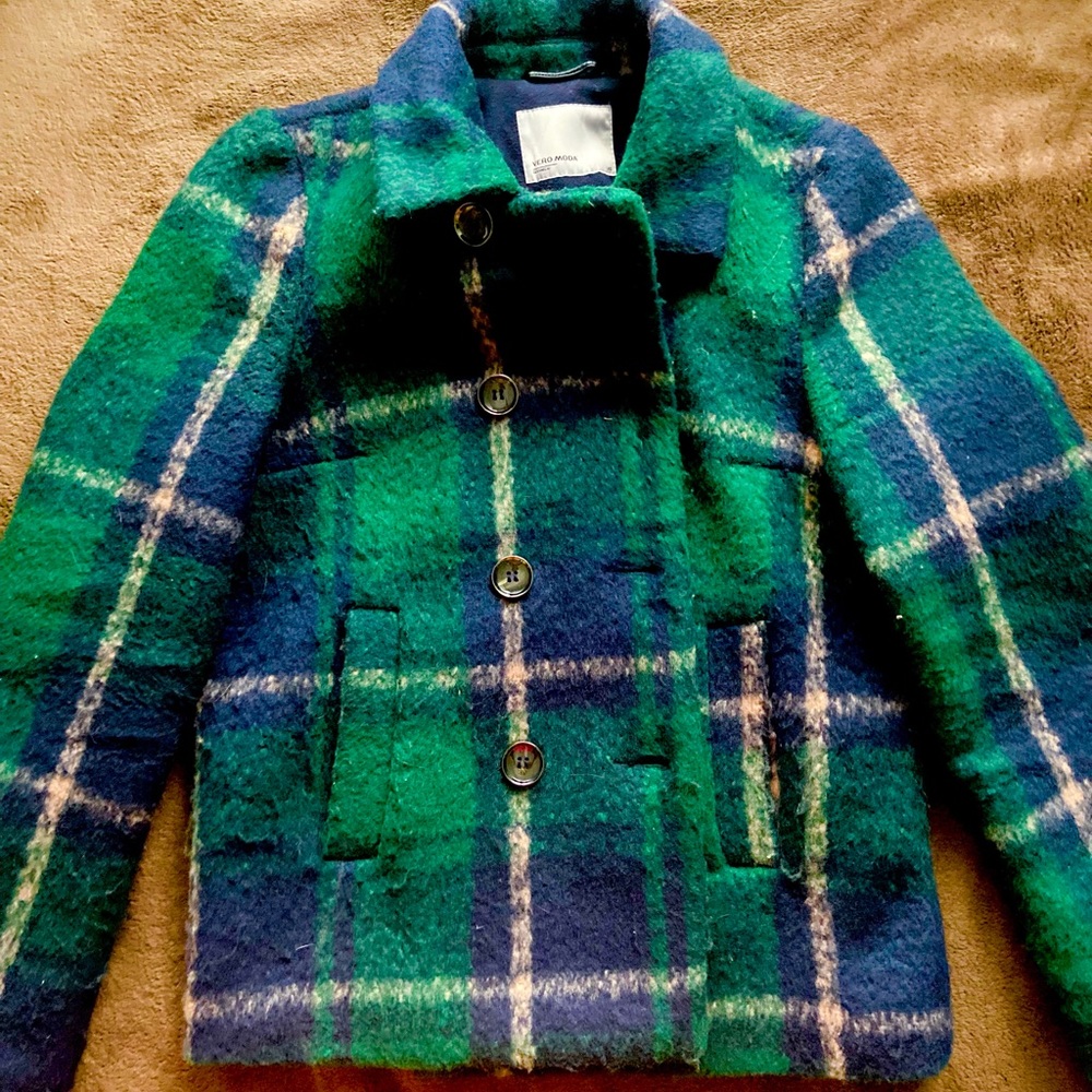 Plaid Vintage Jacket. Used : In good condition
